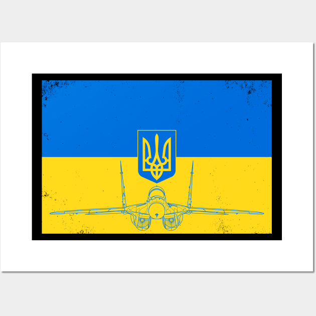 Ghost of Kyiv Wall Art by NicGrayTees